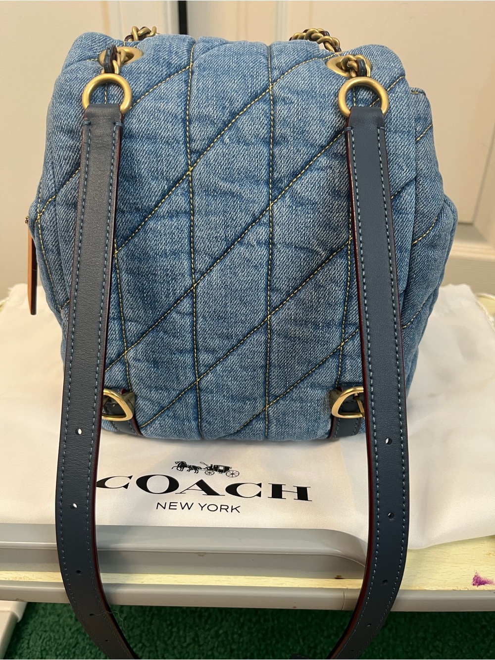 Coach Quilted Tabby Backpack - Picture 3 of 8